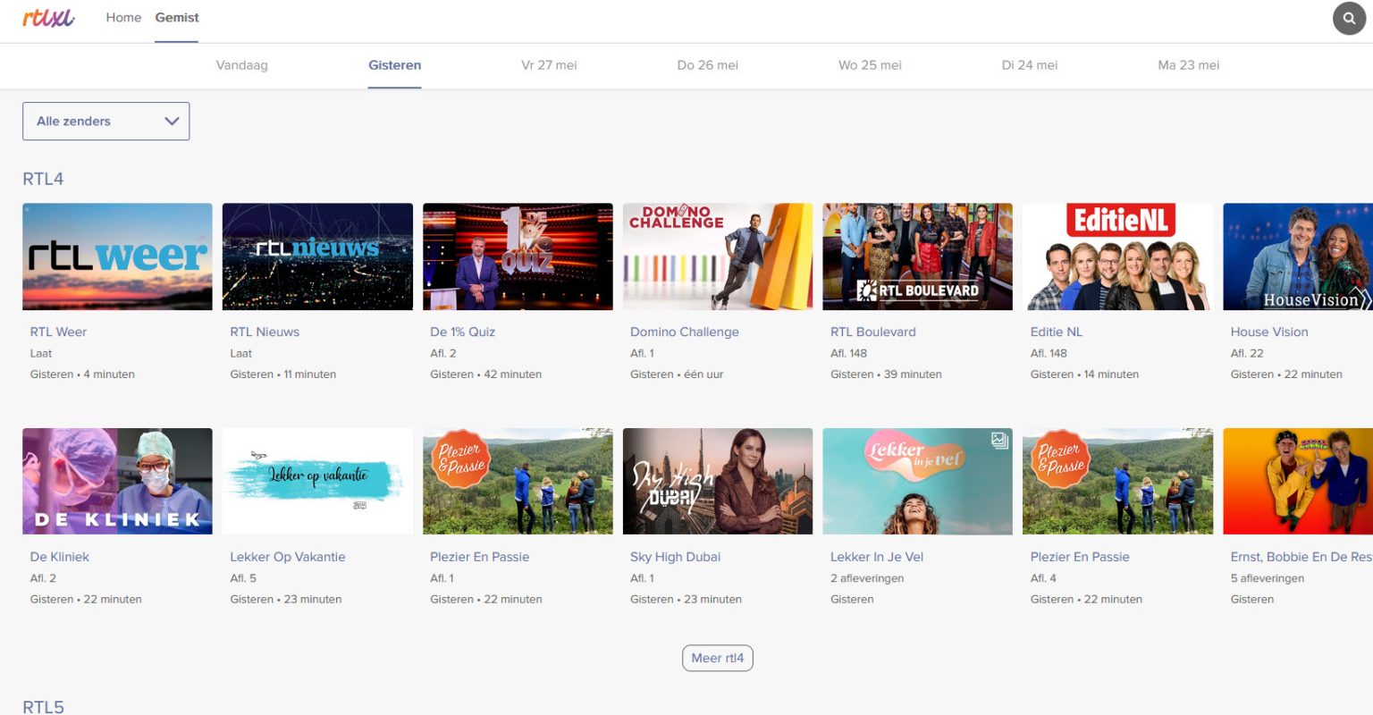 Tv kijken op de laptop TV Kijken via